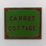 Carrot Cottage Enamel Sign