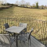 Fennel Folly balcony seating at Broccoli Bottom Holiday Self Catering accommodation in Rutland