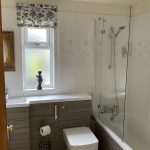 Lettuce Lodge Bathroom at Broccoli Bottom Holiday Self Catering accommodation in Rutland